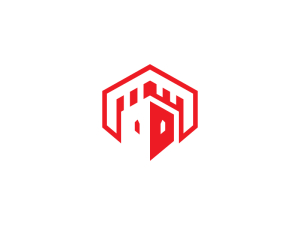Emblem Red Castle Logo
