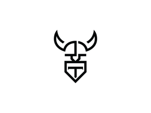 Altes Helm-Wikinger-Logo