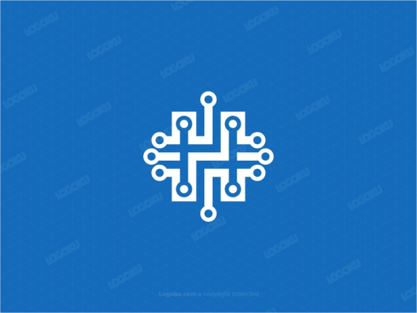 Logotipo De Tecnología Letra H