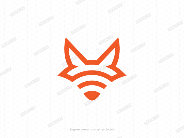 Fox Wifi Signal Logo