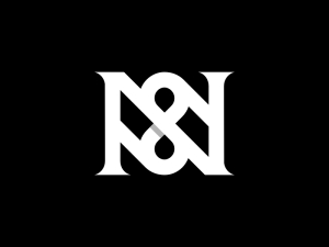 Buchstabe N8 8n Logo