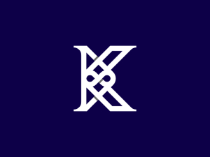 Lettre K Logo Infini
