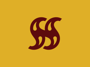 Ambigram Ss Drop Logo