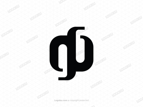 Ambigram-Gg- Oder Gb-Logo