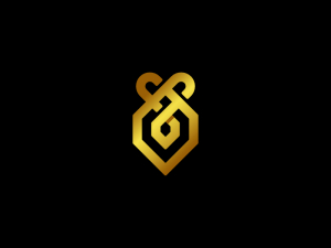 Symbol Love Diamond Logo