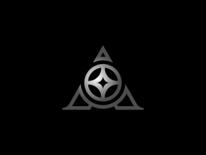 Logotipo Inicial De Una Estrella Con Icono