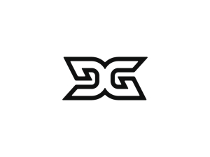 Logotipo De Ambigram Dg