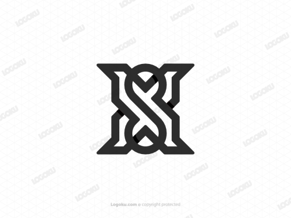 Letra Xs Inicial Sx Logotipo