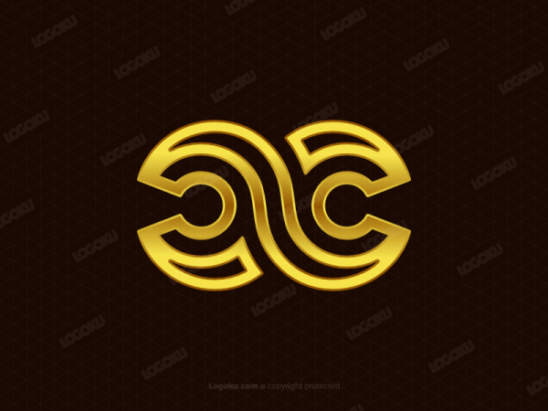 Logo Initial Du Monogramme C Infinity