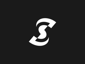 Buchstabe S Spartanisches einfaches Logo
