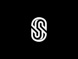 Lettre S Initiale Ss Logo