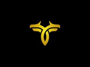 Logotipo De Lujo Del Dragón T