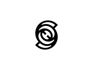 Monogramme Sh Lettre Hs Logo