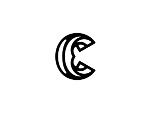 Letter Ce Ec Multiline Logo