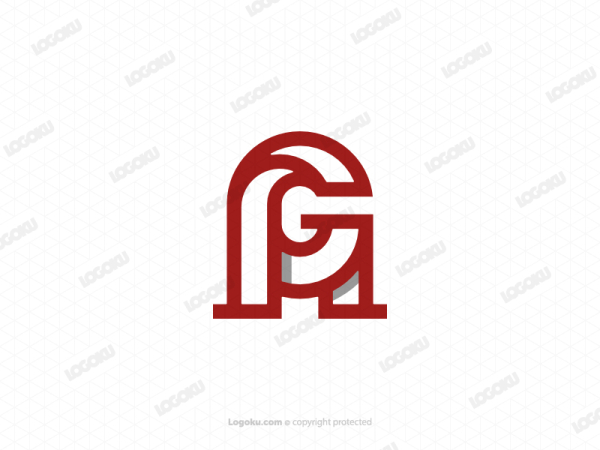 Letter Ag Ga Logo
