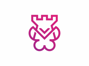 Schloss-Schmetterlings-Logo