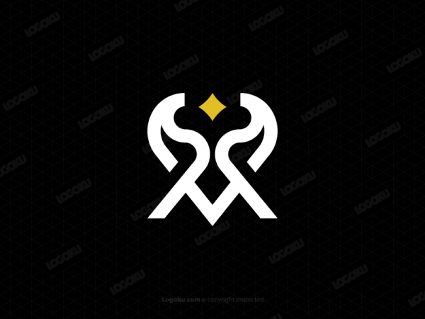 Buchstabe Am Bull-Logo