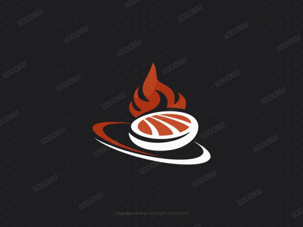 Heißes Sushi-Logo