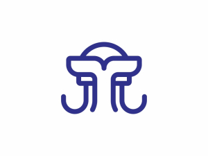 Jellyfish Whale Logo