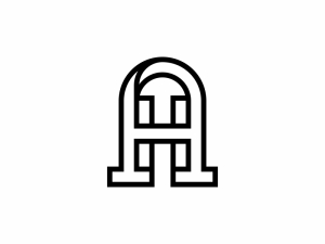 Buchstabe Ah oder Ha-Logo
