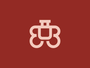 Modernes Bb-Buchstaben-Parfüm-Logo
