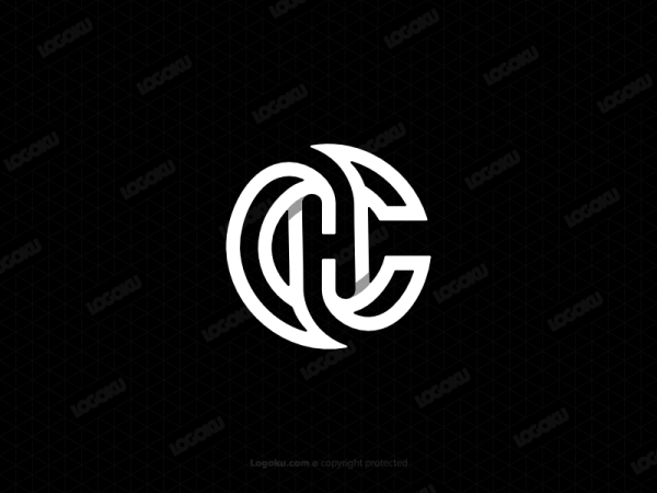 Logotipo Inicial Ch Letra Hc