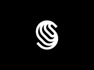 Anfängliches geometrisches S-Logo 