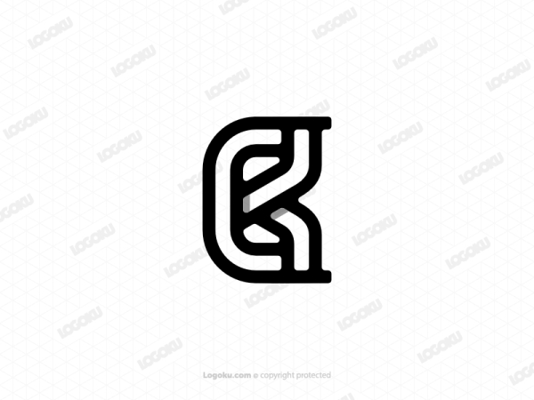 Lettre Ck Kc Logo