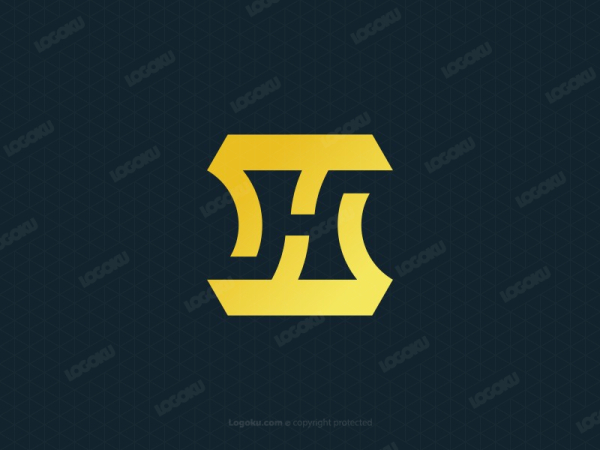 Logotipo De Lujo Hs O Sh