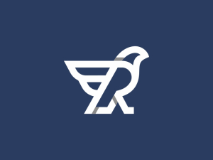 Logotipo De La Letra R Águila