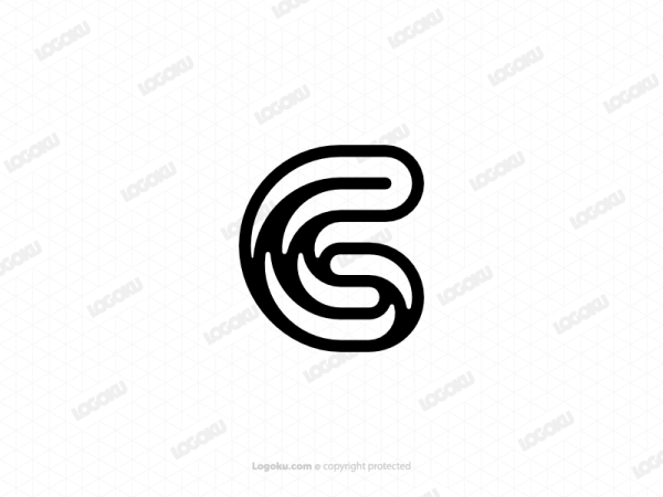 Logo Géométrique G Initial