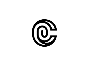 Buchstabe C-Clip-Logo