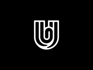Letter U Clip Logo