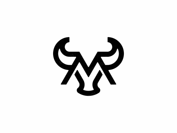 Buchstabe M Bull-Logo