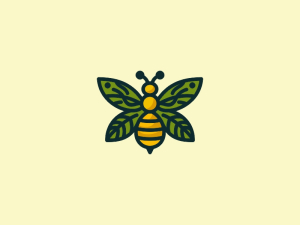 Logo De Feuille D'abeille