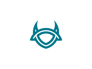 Minimalist Bull Shield Logo