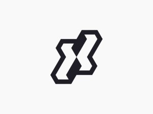 Einzigartiges Buchstabe-X-Logo