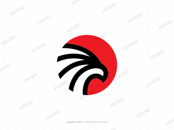 Red Moon Eagle Logo