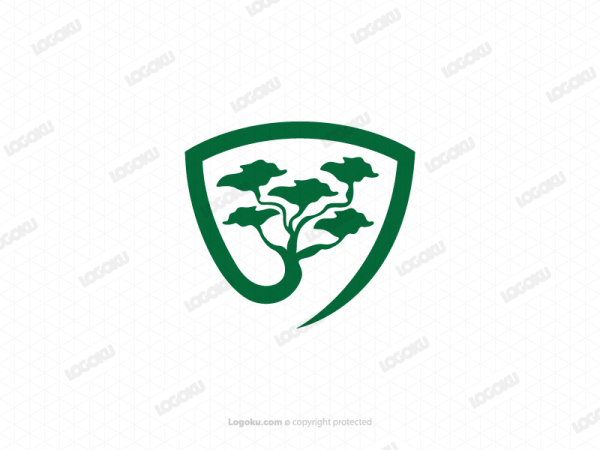 Logotipo De Árbol Bonsái