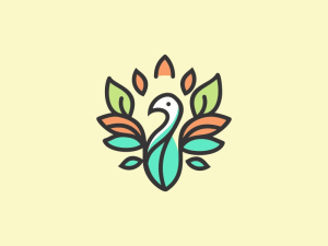 شعار الطاووس الجميل