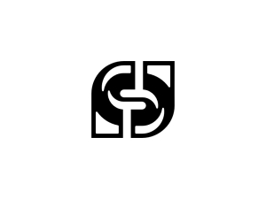 Letter Ns Sn Logo