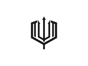 Logotipo Del Escudo Tridente
