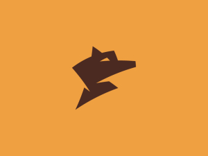 شعار ثعلب البرق البسيط