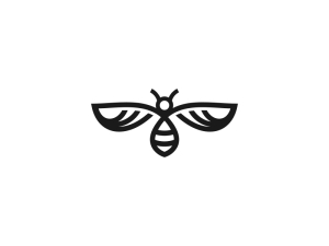 Logo D'abeille élégant