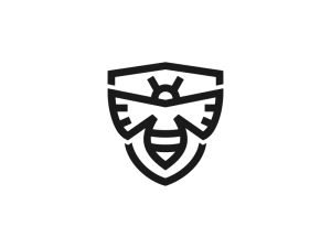 Logo Du Bouclier D'abeille
