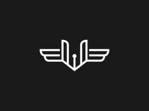 V Or W Wings Logo