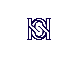 Initial Sh Lettermark Hs Logo