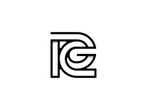 Logotipo De Letra Gr Rg