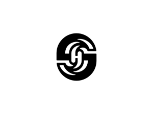 Logotipo Inicial Hs O Letra Sh