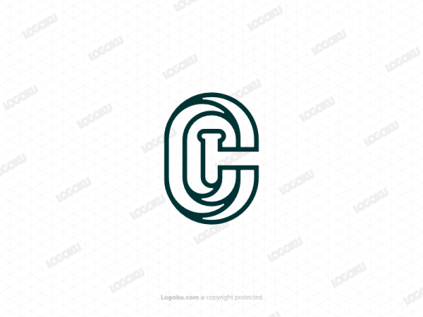 Letter C Laboratory Logo